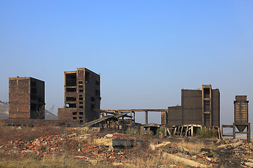 Image showing Heavy industry ruins