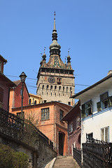 Image showing Clock Tower-Sighisoara,Romania