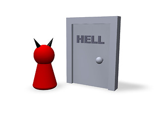 Image showing gate to hell