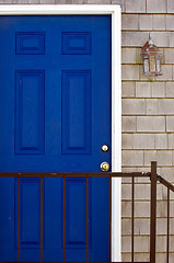 Image showing Blue door