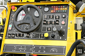 Image showing Machine cockpit