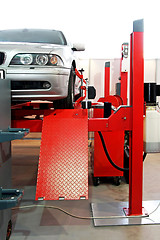Image showing Auto service garage