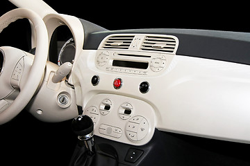 Image showing Retro car dashboard