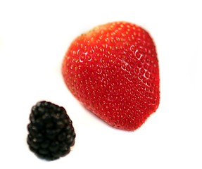 Image showing Strawberry Blackberry