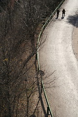 Image showing Couple on the road