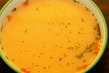 Image showing Carrot soup