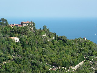 Image showing View from Eze Ville, France