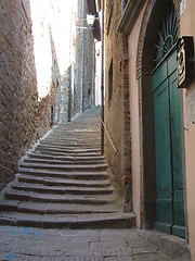 Image showing Street in Cortona