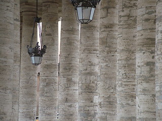 Image showing Columns at the Vatican