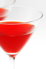 Image showing Two red drinks