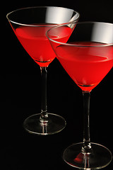 Image showing Red drinks