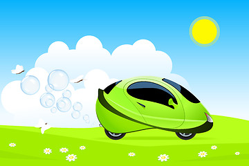 Image showing Hydrogen car concept