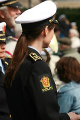 Image showing Police woman