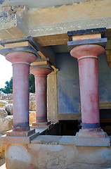 Image showing Archaeological site of Knossos. Minoan Palace. Crete.