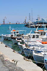 Image showing Mediterranean port