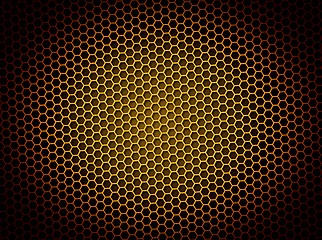Image showing Honeycomb Background