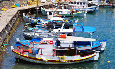 Image showing Fishing boats