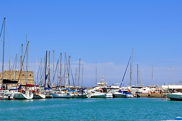 Image showing Marina: Port of Heraklion, Crete, Greece