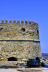 Image showing Fortification: Venetian castle (Koules), in Crete, Greece