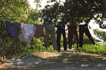 Image showing clothesline