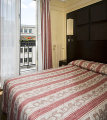 Image showing two star hotel room paris france
