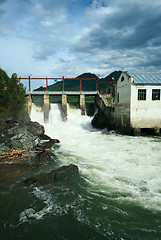 Image showing Water-power plant