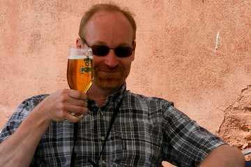 Image showing Beer and Man