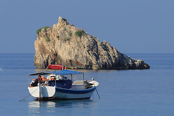 Image showing Fishing boat in Greece