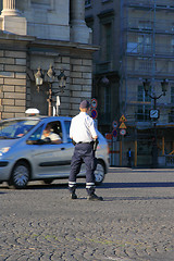 Image showing French policeman 