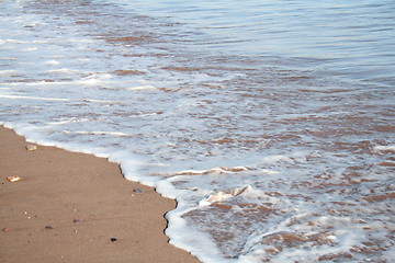 Image showing frothy waves