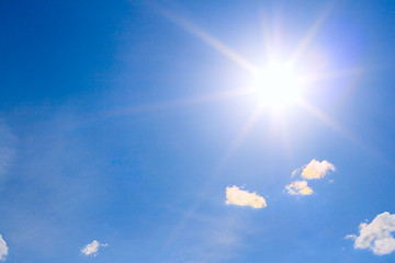 Image showing sunny sky