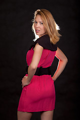 Image showing Hot pink dress
