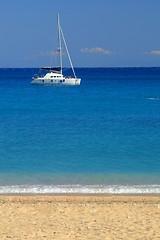 Image showing Sailing yacht