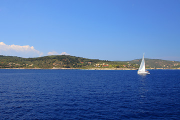 Image showing Sailing yacht