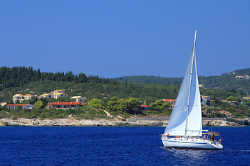 Image showing Sailing yacht