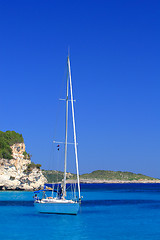 Image showing Sailing yacht