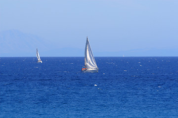 Image showing Sailing yacht