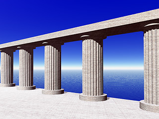 Image showing pillars
