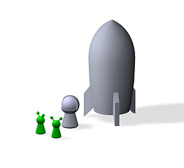 Image showing spaceman