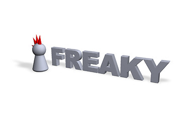 Image showing freaky