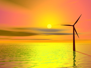 Image showing wind turbine