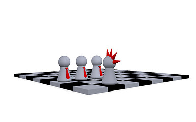 Image showing freak chess