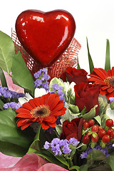 Image showing Flowers for valentines day