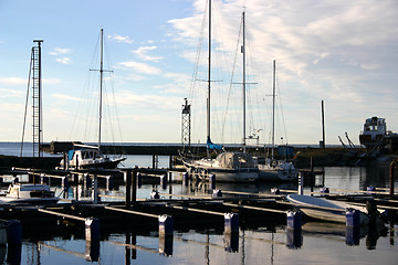 Image showing harbour in smygehuk in sweden