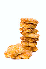 Image showing stack of cookies