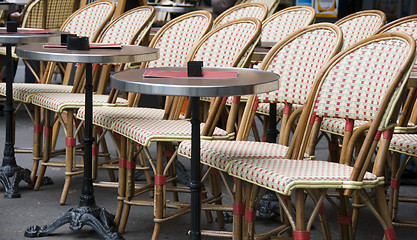 Image showing outdoor cafe paris france