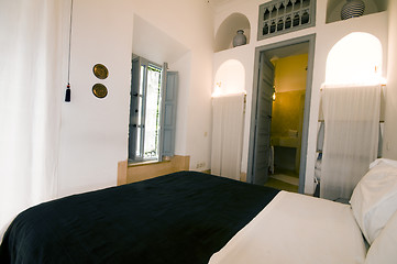 Image showing suite in riad hotel house in marrakech morocco