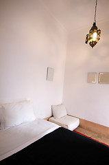 Image showing suite in riad hotel house in marrakech morocco