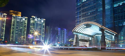 Image showing night view of shanghai