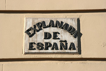 Image showing Alicante street